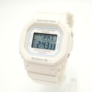 Casio Baby G Shock Classic White 40 Watch BGD-560 Alarm Chrono with New Battery